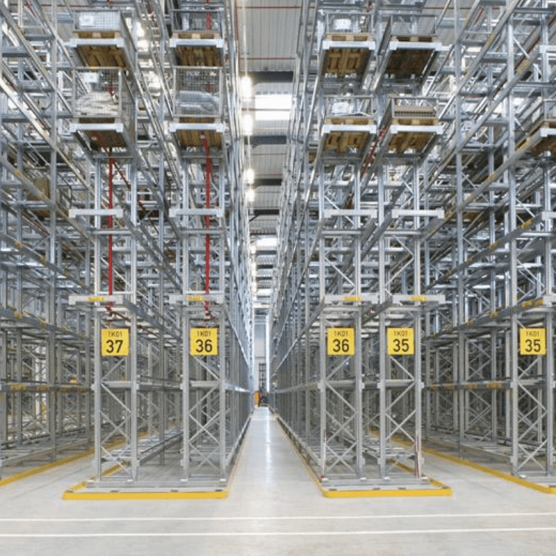 Narrow Aisle Pallet Rack With Galvanized Panel - Leading Storage Racks ...