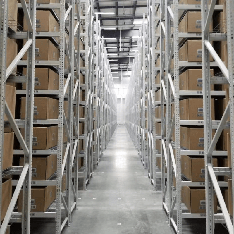 High Rack Storage Structure Multiple Uprights Structure With Sprayed Steel Panel - Leading Storage ...